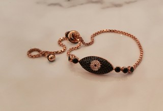 PinkGoldEyeBracelet