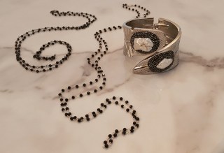 SilverBraceletSpinel